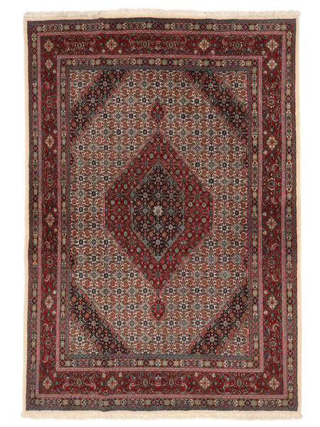  170X241 Moud Vloerkleed Zwart/Bruin Perzië/Iran Carpetvista