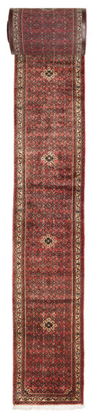  80X1977 Hosseinabad Teppich Läufer Rot/Braun Persien/Iran Carpetvista