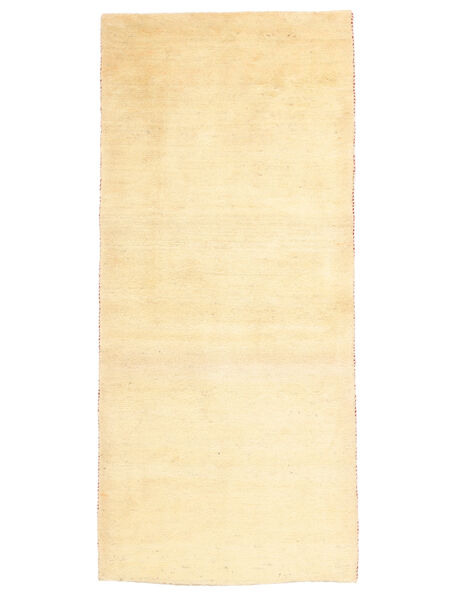 88X193 絨毯 ギャッベ ペルシャ モダン 廊下 カーペット ベージュ/オレンジ (ウール, ペルシャ/イラン) Carpetvista