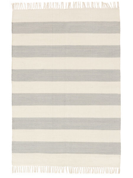Keukenvloerkleed
 Cotton Stripe 140X200 Katoen Gestreept Grijs/Gebroken Wit