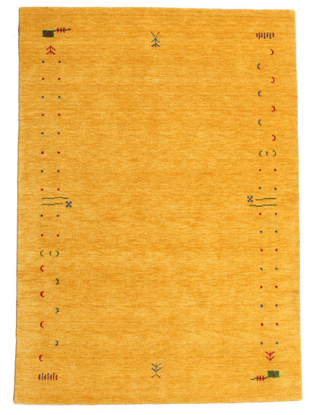  Wool Rug 160X230 Gabbeh Loom Frame Yellow