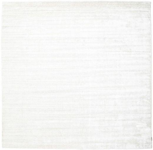 Eleganza 250X250 大 ナチュラルホワイト 単色 正方形 絨毯