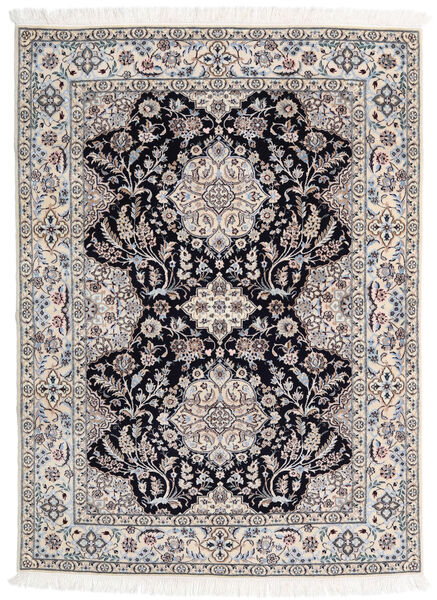 123X170 絨毯 オリエンタル ナイン 6La グレー/ベージュ ( ペルシャ/イラン) Carpetvista