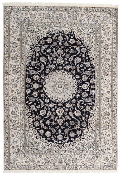 205X295 Nain 6La Teppich Orientalischer Grau/Beige ( Persien/Iran) Carpetvista
