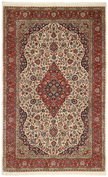  Persian Ilam Sherkat Farsh Silk Rug 135X218 Brown/Beige
