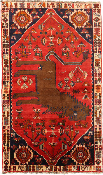  Persisk Ghashghai Fine Tæppe 130X220 Rød/Brun (Uld, Persien/Iran)