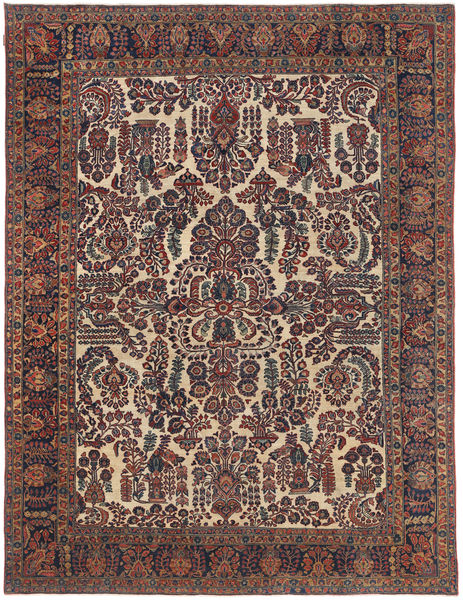  Persian Sarouk American Rug 266X347 Red/Dark Grey Large (Wool, Persia/Iran)