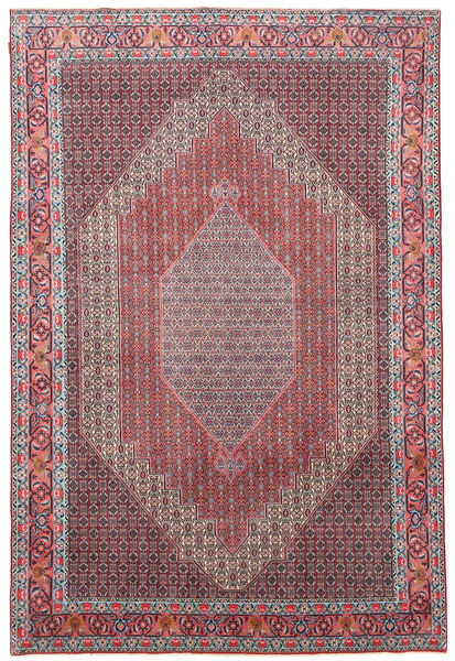  241X362 Senneh Teppich Rot/Grau Persien/Iran Carpetvista