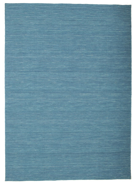  Wool Rug 160X230 Kelim Loom Blue 