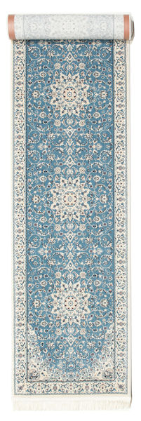 廊下 絨毯 80X500 オリエンタル ナイン Emilia - ライトブルー