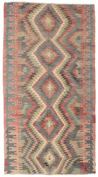 170X318 Kilim Vintage Turkish Rug Oriental (Wool, Turkey) Carpetvista