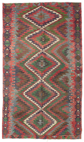 180X310 Tapete Oriental Kilim Vintage Turquia Vermelho/Cinzento (Lã, Turquia) Carpetvista