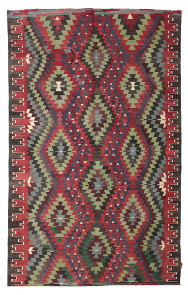 180X288 Dywan Orientalny Kilim Vintage Tureckie Czerwony/Ciemnoczerwony (Wełna, Turcja) Carpetvista