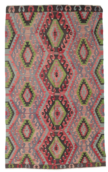 180X296 Kelim Vintage Türkei Teppich Orientalischer Rot/Grau (Wolle, Türkei) Carpetvista