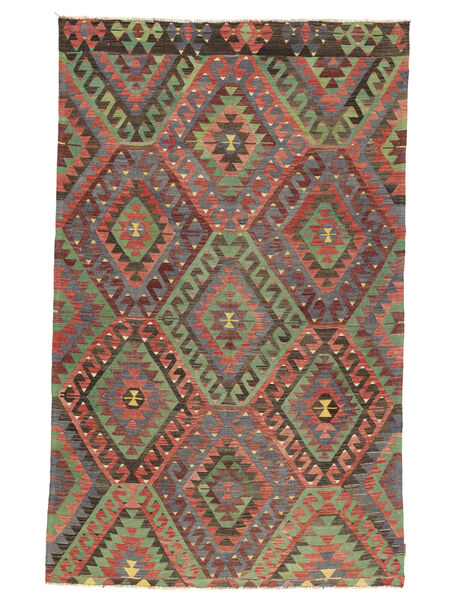 173X279 絨毯 オリエンタル キリム ヴィンテージ トルコ ダークイエロー/ダークレッド (ウール, トルコ) Carpetvista
