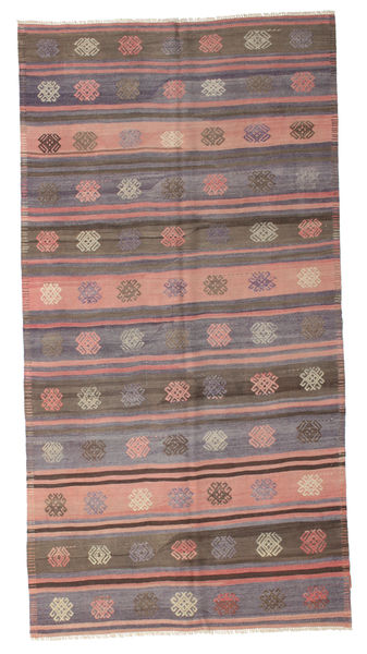 絨毯 オリエンタル キリム ヴィンテージ トルコ 158X303 廊下 カーペット グレー/レッド (ウール, トルコ)