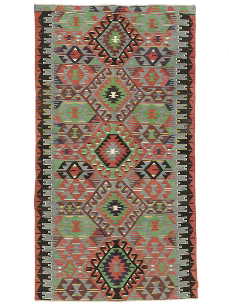  Orientalsk Kelim Vintage Tyrkiske Teppe 164X298 Rød/Brun Ull, Tyrkia Carpetvista