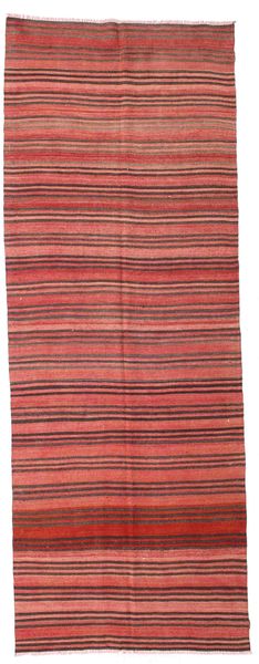 138X376 Kelim Vintage Türkei Teppich Orientalischer Läufer Rot (Wolle, Türkei) Carpetvista