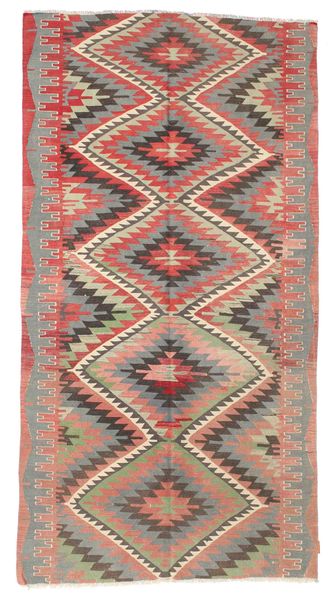 154X292 Kilim Vintage Turkish Rug Oriental Runner
 (Wool, Turkey) Carpetvista
