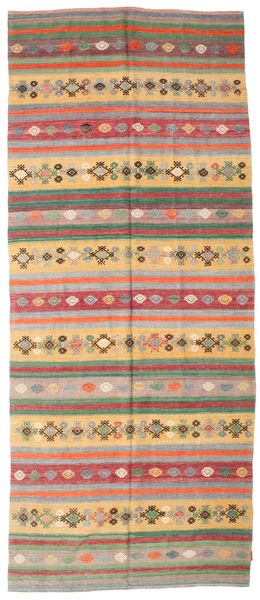 Dywan Orientalny Kilim Vintage Tureckie 163X387 Chodnikowy Beżowy/Czerwony (Wełna, Turcja)