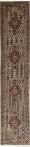  Tabriz 50 Raj Rug 82X412 Persian Wool Brown/Orange Small Carpetvista