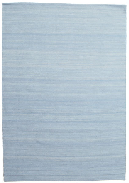 Vista 160X230 Light Blue Plain (Single Colored) Wool Rug