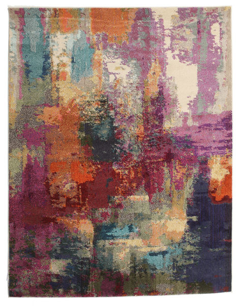 Aruba 200X250 マルチカラー 抽象柄 絨毯