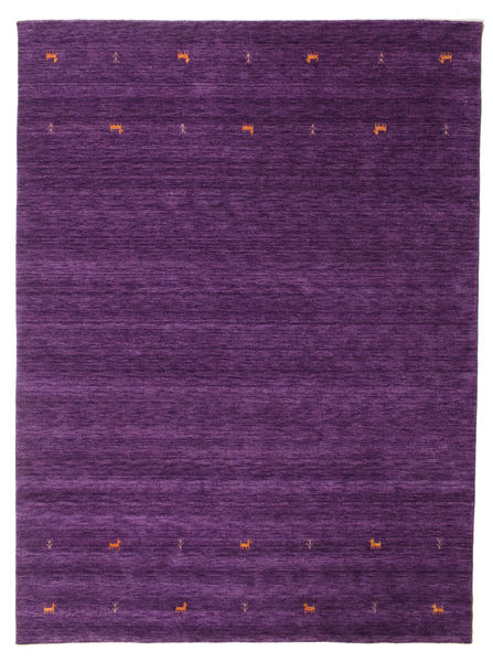  240X340 Groß Gabbeh Loom Two Lines Teppich - Lila Wolle
