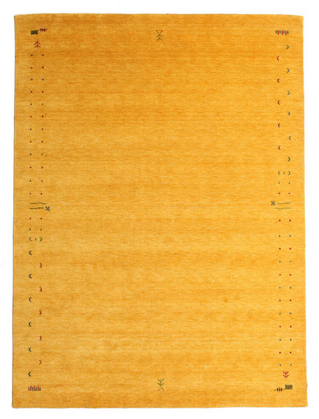  240X340 Large Gabbeh Loom Frame Rug - Yellow Wool