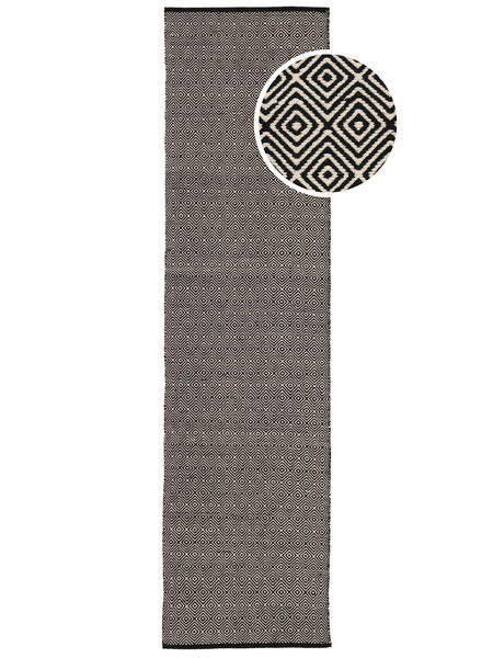 Core - Farahan Ziegler - Zwart, Tapijtloper 80 X 300 Cm Loper Zwart Groot Vloerkleed Rvd9639