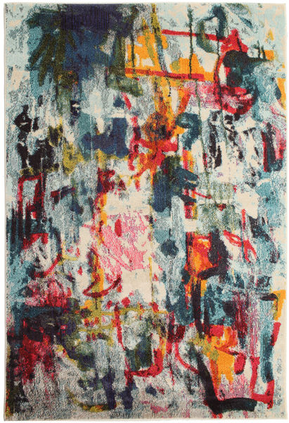 140X200 Abstract Small Leloudo Rug - Multicolor