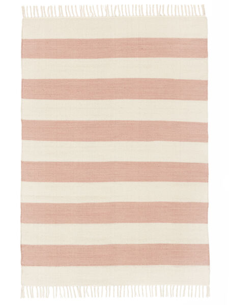  140X200 Cotton Stripe Rózsaszín Kicsi Szőnyeg