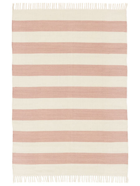 Cotton Stripe 160X230 Rózsaszín Csíkos Pamut Szőnyeg