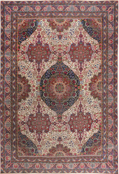 340X497 絨毯 オリエンタル ヤズド パティナ レッド/オレンジ 大きな (ウール, ペルシャ/イラン) Carpetvista