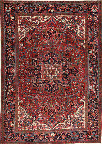  Persian Heriz Rug 266X372 Red/Dark Red Carpetvista
