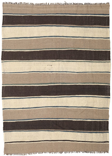  185X253 Striped Kilim Rug Wool, Carpetvista
