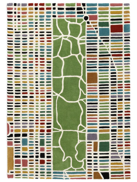  Tappeto Di Lana 160X230 New-York/Manhattan Handtufted Multicolore