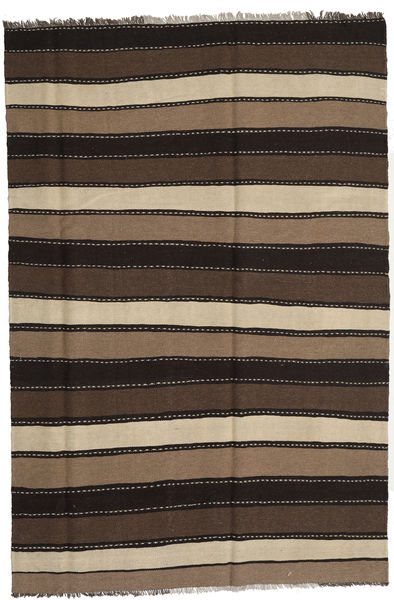  Orientalischer Kelim Teppich 174X259 Braun/Orange Wolle, Persien/Iran Carpetvista