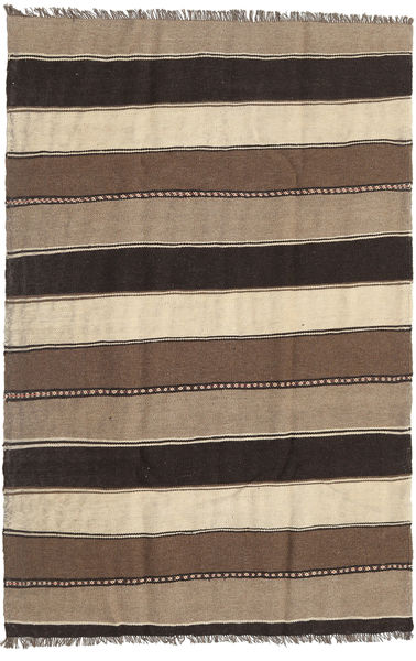 Kilim Rug Rug 138X208 Brown/Orange Wool, Persia/Iran Carpetvista