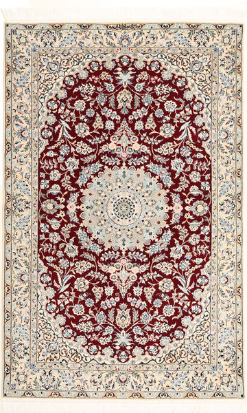  Orientalsk Nain 6La Habibian Tæppe 120X190 Beige/Lysegrå Persien/Iran Carpetvista