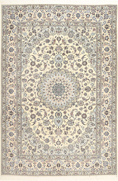 207X307 Nain 6La Habibian Matta Orientalisk Beige/Ljusgrå ( Persien/Iran) Carpetvista