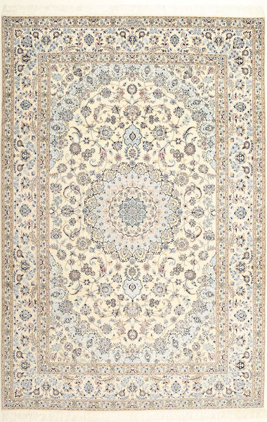 絨毯 ペルシャ ナイン 6La Habibian 206X308 ベージュ/ライトグレー ( ペルシャ/イラン)