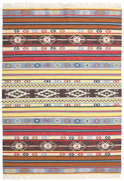  Oriental Wool Rug 170X240 Kelim Navaja Brown/Multicolor
