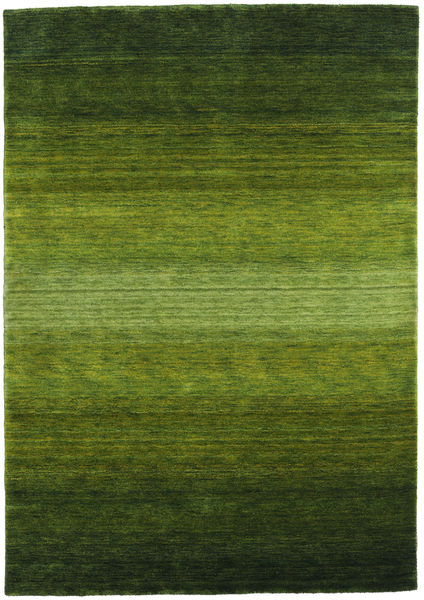 160X230 Dywan Gabbeh Rainbow - Zielony Nowoczesny Zielony (Wełna, Indie)