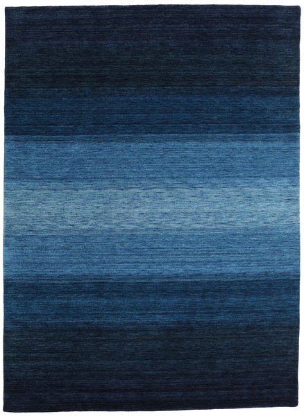 240X340 Χαλι Γκάμπεθ Rainbow - Μπλε Σύγχρονα Μπλε (Μαλλί, Ινδικά)