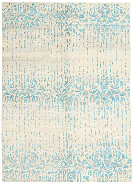 166X238 Himalaya Teppich Moderner Beige/Grün (Wolle, Indien) Carpetvista
