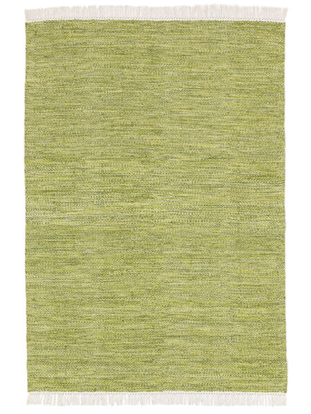 Diamond Wool 140X200 Small Green Plain (Single Colored) Wool Rug