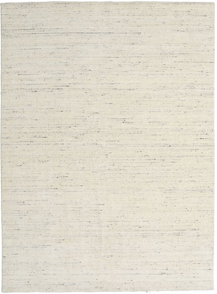 Mazic 210X290 Bianco Crema/Bianco Naturale Monocromatico Tappeto Di Lana