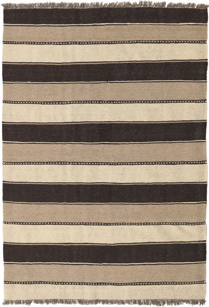 絨毯 オリエンタル キリム 132X195 茶色/オレンジ (ウール, ペルシャ/イラン)