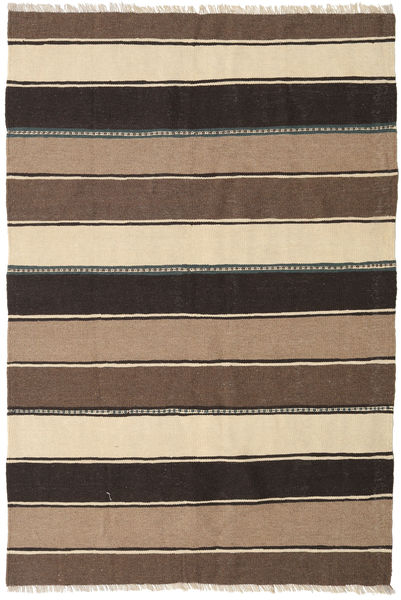  Oriental Kilim Rug 127X192 Brown/Beige Wool, Persia/Iran Carpetvista